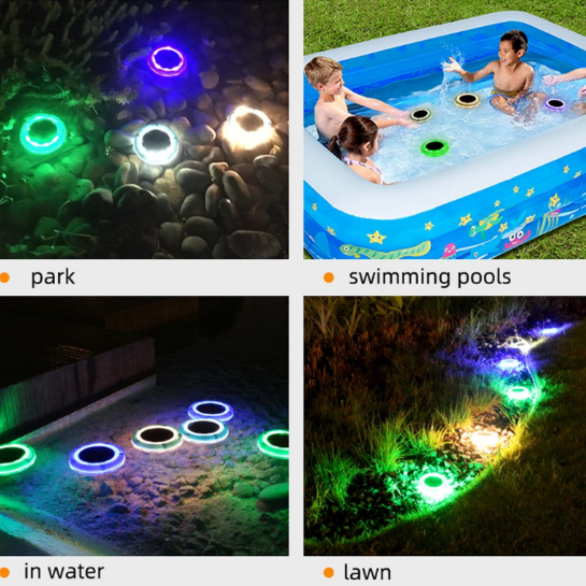 Solar Powered DMX LED Pool Light
