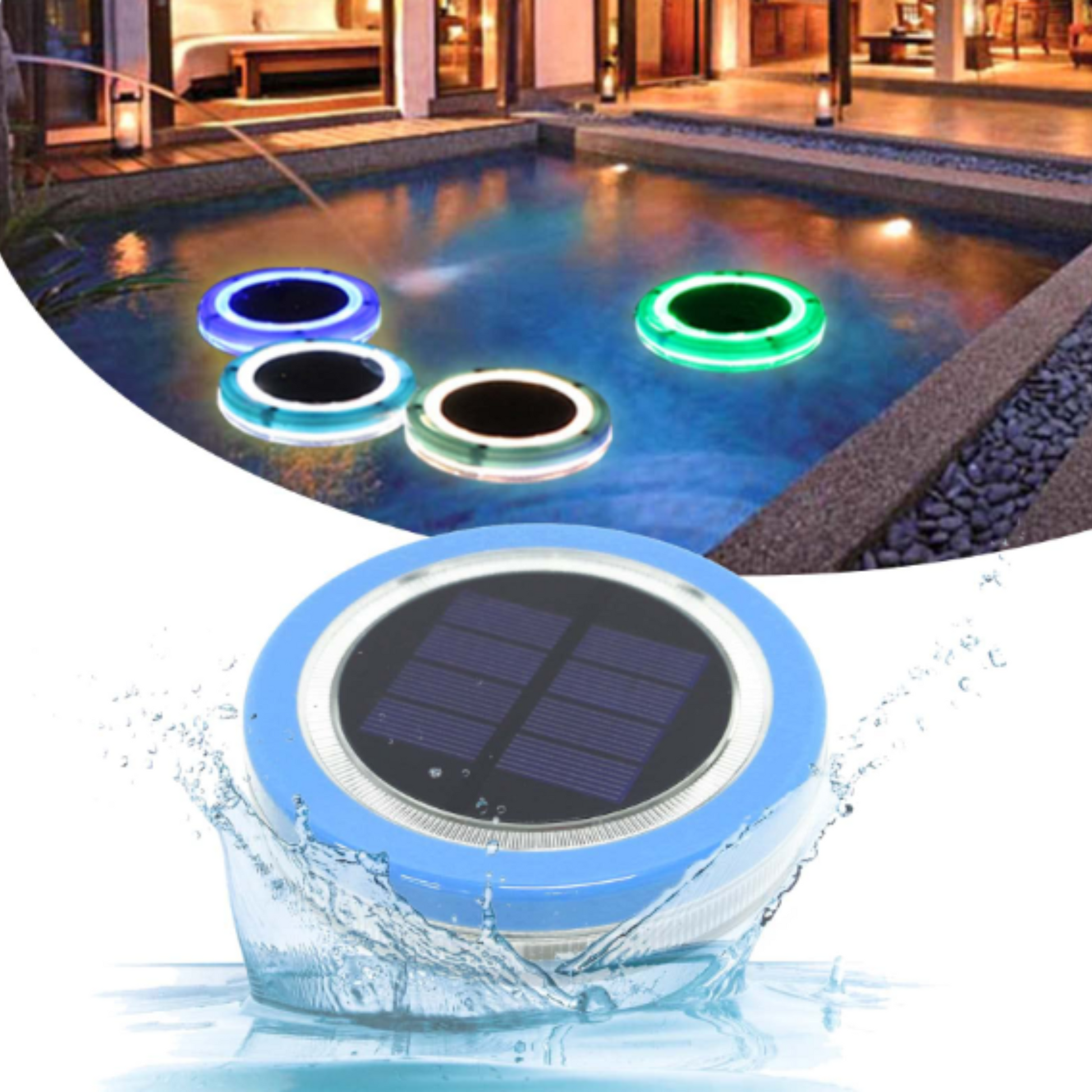 Solar Powered DMX LED Pool Light