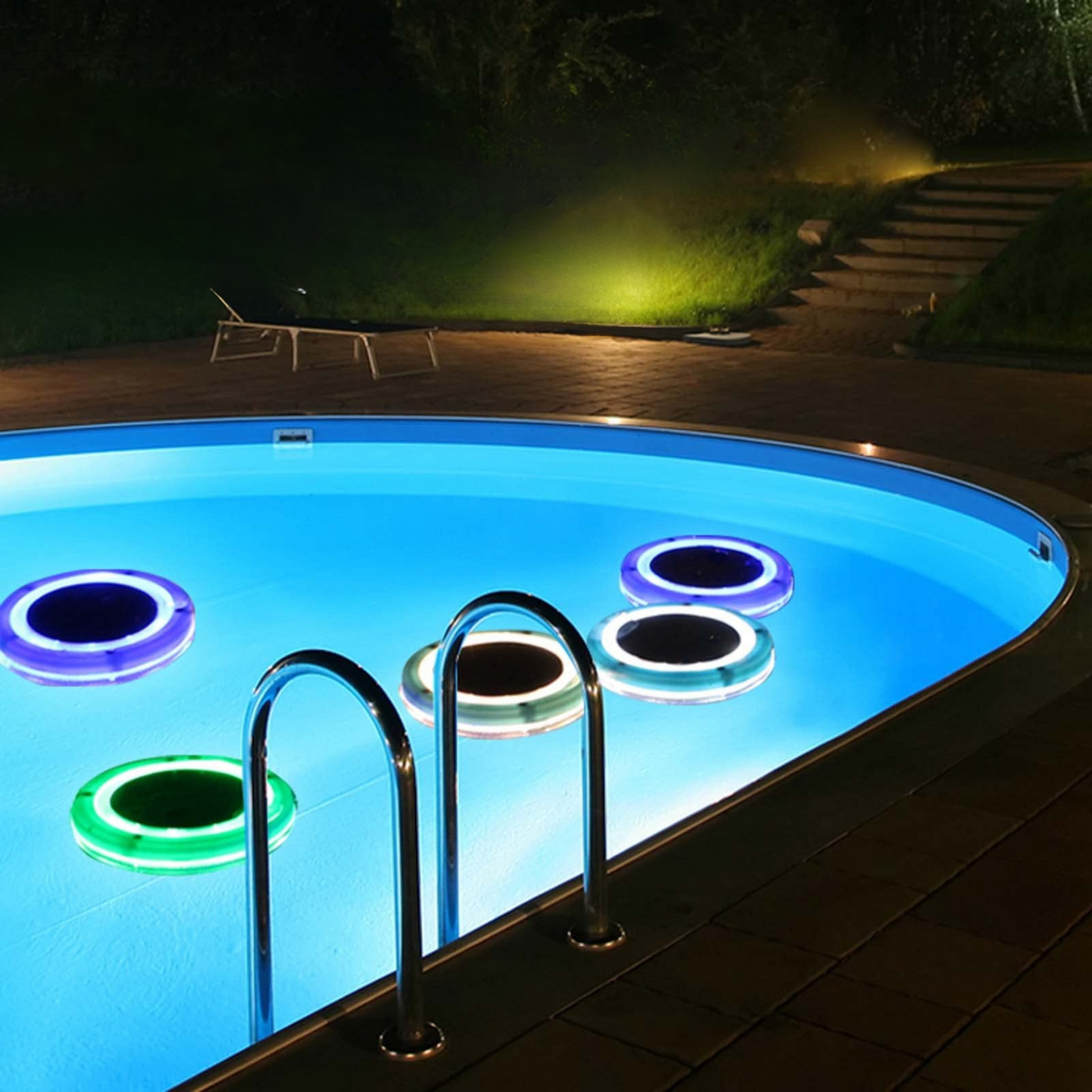Solar Powered DMX LED Pool Light