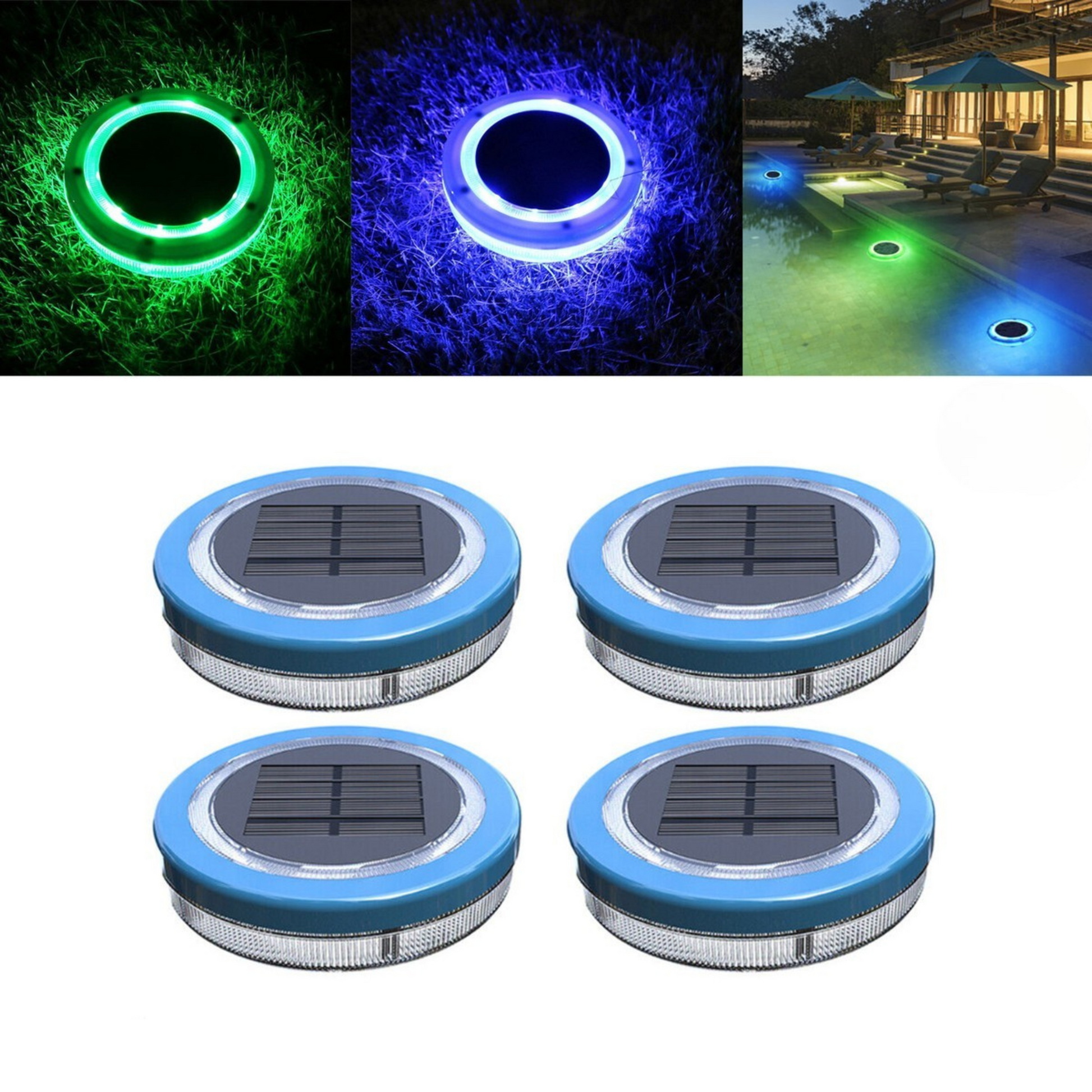 Solar Powered DMX LED Pool Light