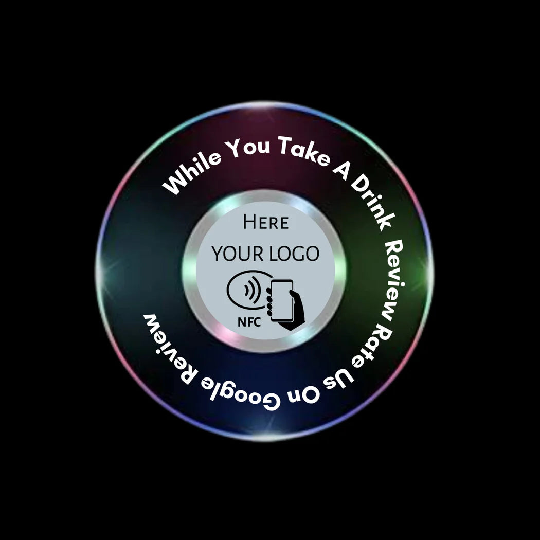 NFC Acrylique Coaster With LED