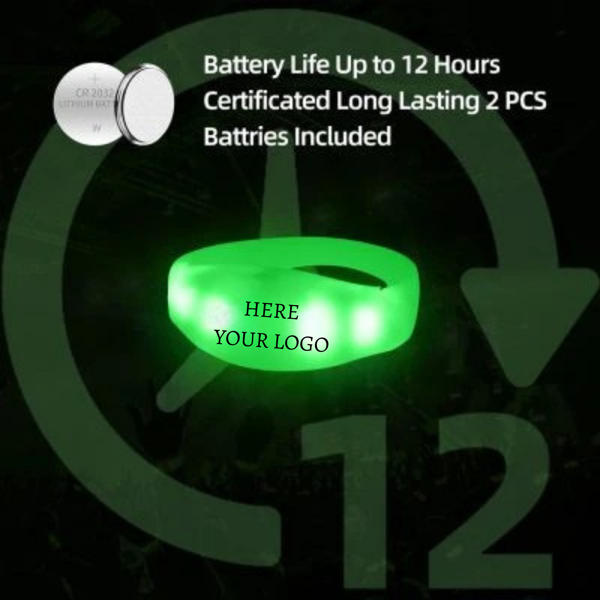 Remote Controlled LED Bracelets (100 TO 1000+ QTY - CLICK HERE)